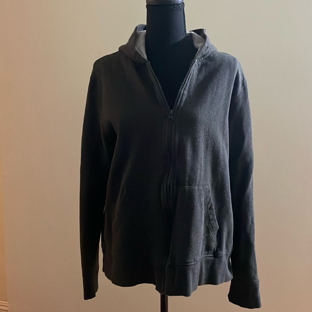 Pact Charcoal Gray Hoodie Jacket, 
Size XL
